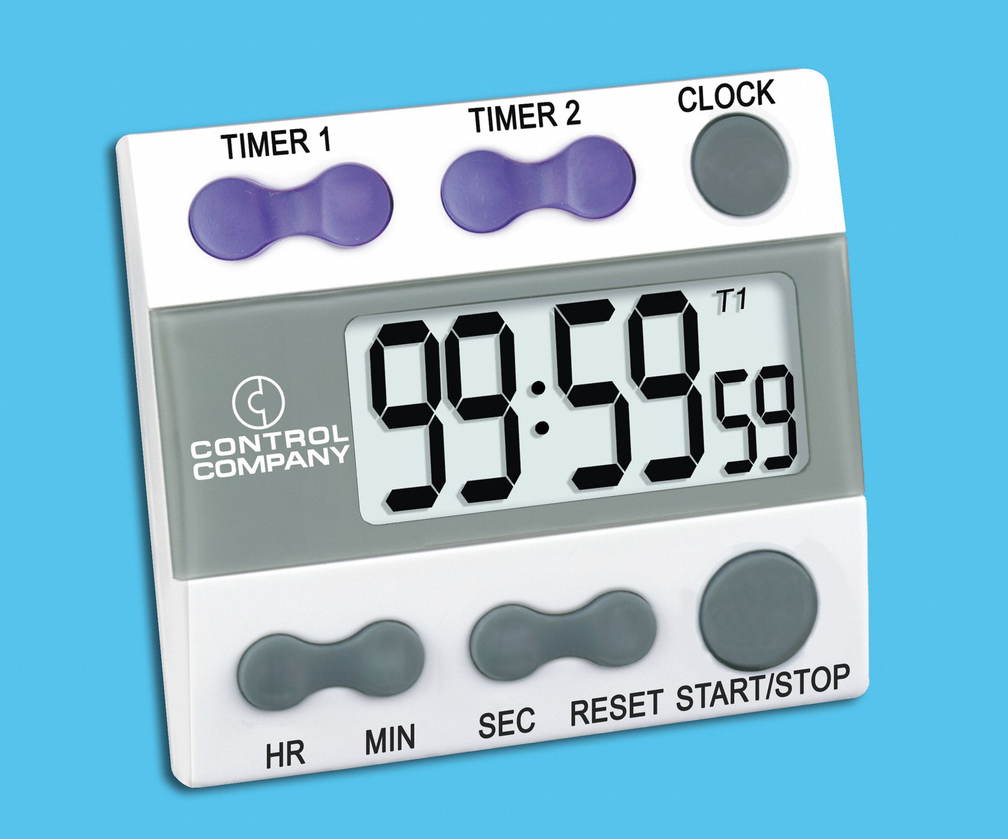 Digital Timer, 3/4 In. LCD, 2 Channels