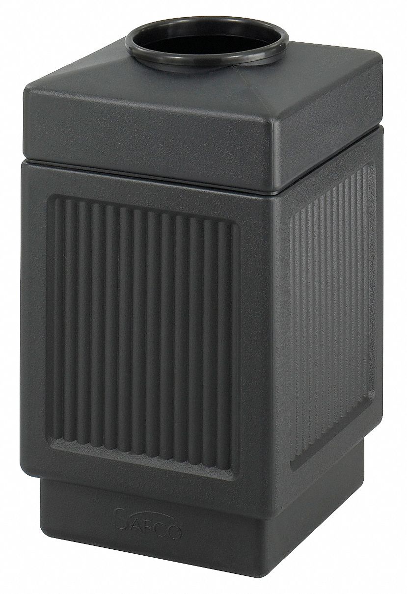 Recessed Panel Top Open, Black, 38 G