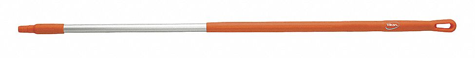 Aluminum Handle, Aluminum, Orange, 51 In. L
