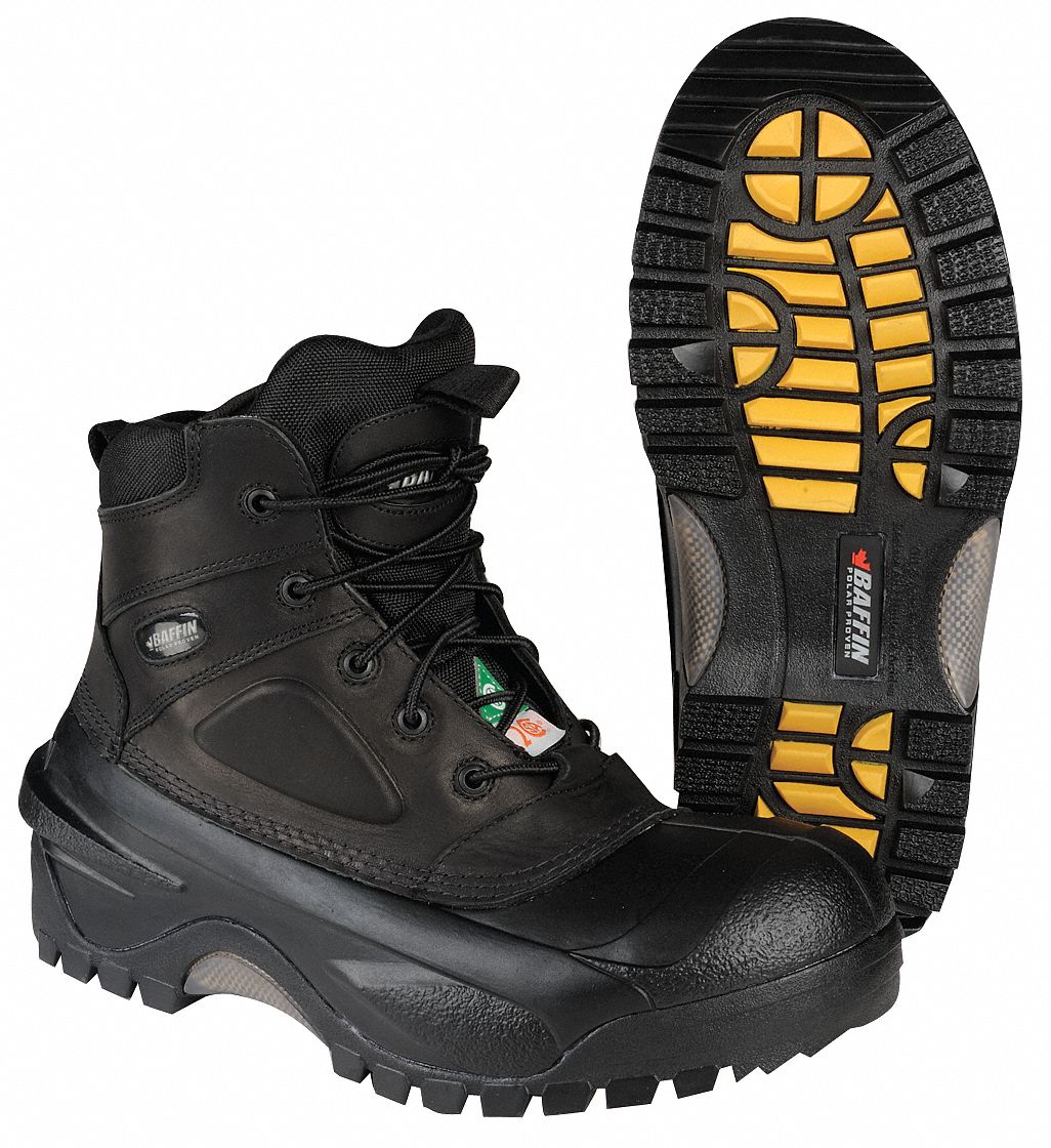 Work Boots, Comp, Mn, 13, Blk, 1PR