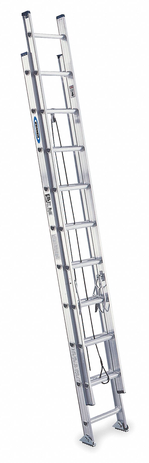 WERNER Extension Ladder, 1500 2, H 24 Ft   Extension Ladders   4XN91 