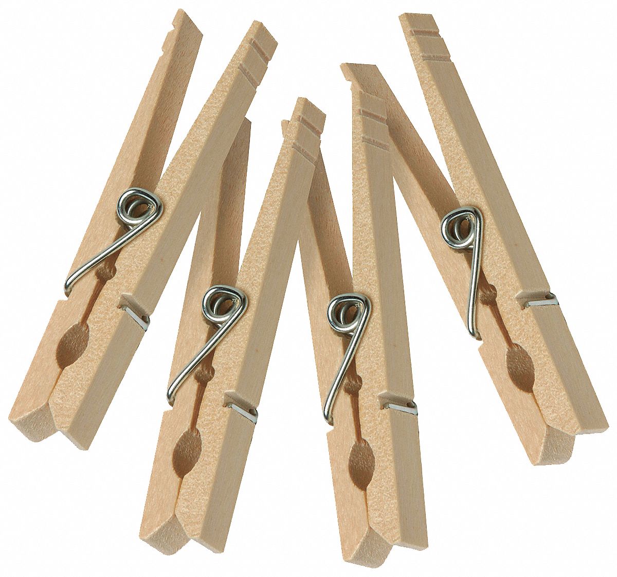Clothespins, Wooden, Pk 50